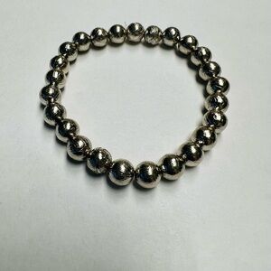 Aletai Metoerite 8mm Beaded Bracelet